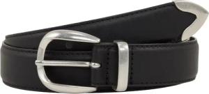 TOM TAILOR Damen TTPIPER Ledergürtel mit abgerundeter Dornschließe, schwarz, Uni, Gr. 105