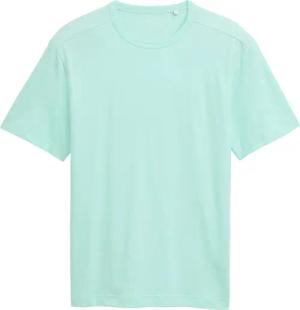 TOM TAILOR Herren Basic T-Shirt aus Baumwolle, grün, Uni, Gr. XXL