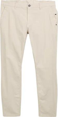 TOM TAILOR Herren Plus Size - Tapered Chino Hose, braun, Uni, Gr. 44/34