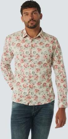 NO EXCESS Langarmhemd - Print Hemd - Freizeithemd - modern fit - Allover Printed