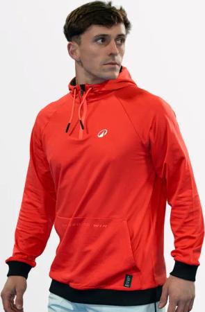 Herren Padel Kapuzenpullover - Kuikma Pro Maxi Sanchez rot