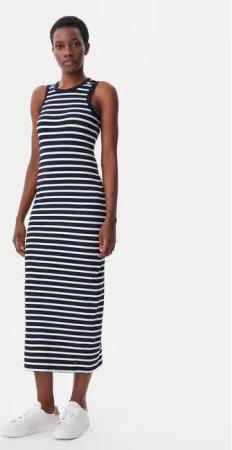 Tommy Hilfiger Sommerkleid WW0WW38838 Dunkelblau Slim Fit