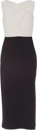 SWING Cocktailkleid Swing - Kleid - Midikleid - Figurbetontes Kleid - Crepe Jersey