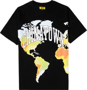 Market Global Halftone F0001 T-shirt Schwarz