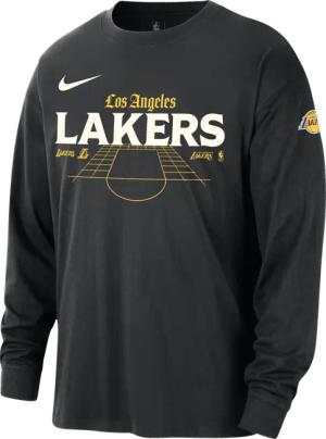 Nike Los Angeles Lakers Mx90 Longlseeve Sweatshirt Schwarz 0
