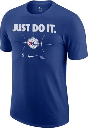 Nike Philadelphia 76rs Essential Just Do It T-shirt Blau F495