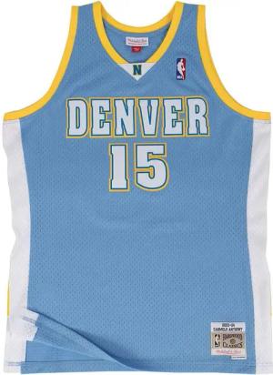 Mitchell And Ness NBA Denver Nuggets 2003-2004 Carmelo Anthony Trikot Blau