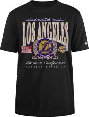 New Era Los Angeles Lakers T-shirt Schwarz