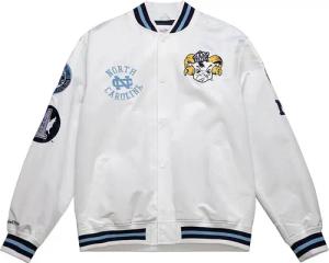 Mitchell And Ness Ncaa Nc T Ht Satin Jacke Weiß