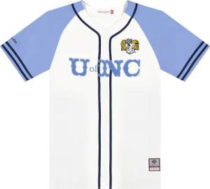 Mitchell And Ness Ncaa North Carolina Tarheels Practice Day Baseball Trikot Weiß