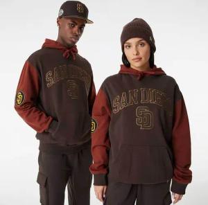 New Era MLB San Diego Padres Oversized Hoody Braun