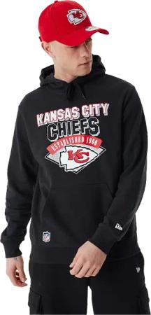 New Era NFL Kansas City Chiefs Hoody Schwarz