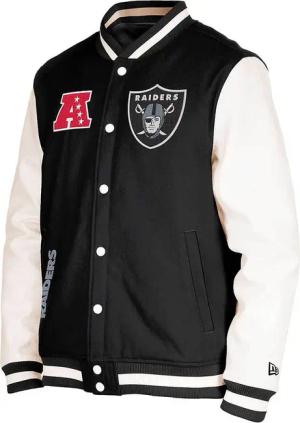 New Era Las Vegas Raiders Varsity Jacke Schwarz