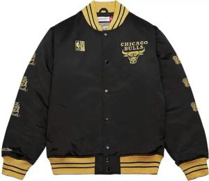 Mitchell And Ness NBA Mvp Satin Jacke Schwarz