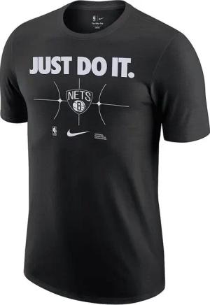 Nike Brooklyn Nets Essential Just Do It T-shirt Schwarz 0