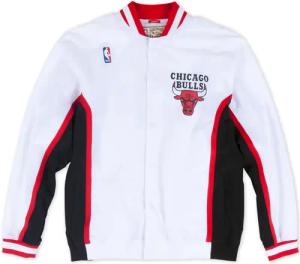Mitchell And Ness NBA 1992-1996 Authentic Warm Up Jacke Weiß