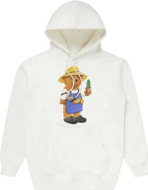 Market Botanical Bear Hoody Beige