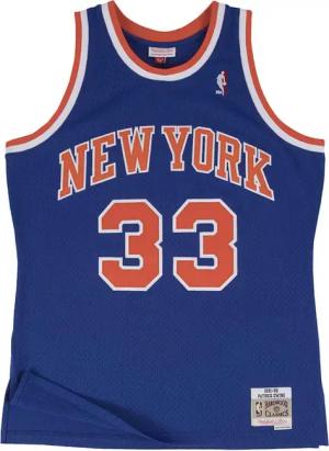 Mitchell And Ness NBA New York Knicks 1991-1992 Patrick Ewing Trikot Blau