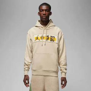 Jordan M J Union X Bbs Fleece Hoody Braun F206