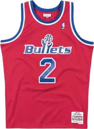 Mitchell And Ness Washington Bullets Chris Webber Trikot Rot