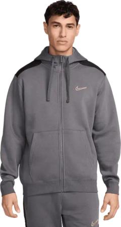Nike Fleece Hooded Kapuzenjacke Grau F068
