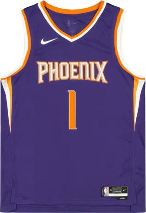 Nike NBA Phoenix Suns Devin Booker Dri-fit Icon Swingman Trikot Lila
