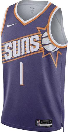 Nike Phoenix Suns Devin Booker Dri-fit Icon Swingman Trikot Devin Booker Lila