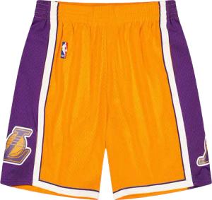 Mitchell And Ness NBA Los Angeles Lakers NBA La Lakers Short Gold