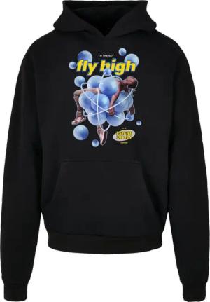 Mister Tee Psychadellic Oversized Hoody Schwarz