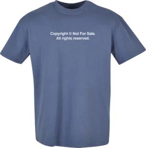 Mister Tee Fingerprint Oversized T-shirt Blau