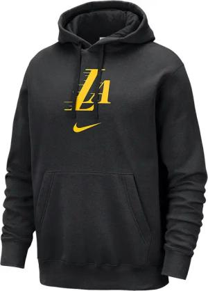 Nike NBA Los Angeles Lakers City Edition Club Hoody Schwarz 0
