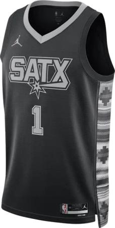 Jordan NBA San Antonio Spurs Statement Edition Swingman Trikot Schwarz 4