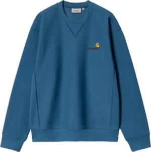 Carhartt Wip American Script Sweatshirt Blau