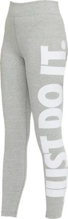 Nike Essential Just Do It Gx Leggings Damen Grau