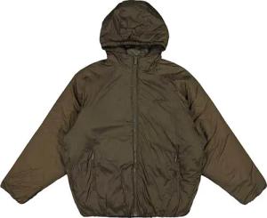 Sean John Logo Round Padded Jacke Braun