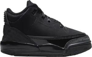Jordan 3 Retro Kids Schwarz