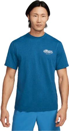Nike Dri-fit Uv Hyverse T-shirt Blau F476