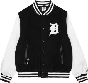 New Era Detroit Tigers MLB World Series Varsity Jacke Schwarz