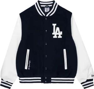 New Era Los Angeles Dodgers MLB World Series Varsity Jacke Blau