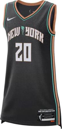 Nike New York Liberty Sabrina Ionescu Dri-fit Trikot Damen Schwarz 0