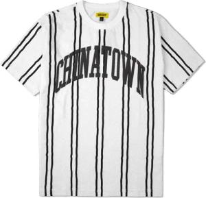 Market Uv Striped F1201 T-shirt Weiß