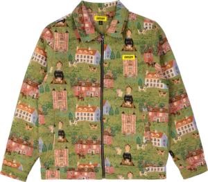 Market Wovenstryt F1408 Jacke Weiß