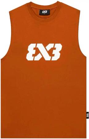 3x3 Tanktop Braun
