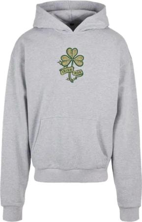 Mister Tee Old Irish Mob Oversized Hoody Grau