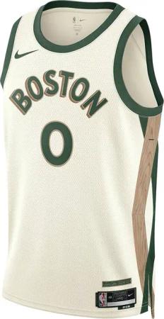 Nike NBA Boston Celtics Jayson Tatum Dri-fit City Edition Swingman Trikot Beige F133