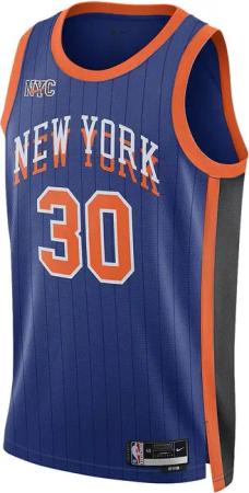 Nike NBA New York Knicks Julius Randle Dri-fit City Edition Swingman Trikot Blau F403
