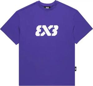 3x3 Logo T-shirt Damen Lila