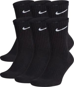 Nike Everyday Cushion Crew 6er Pack Socken Schwarz 0