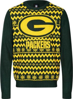Foco NFL Gbp Ugly Christmas Sweatshirt Grün