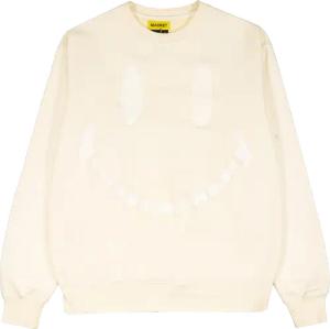 Market Smiley Oversized F0001 Sweatshirt Beige